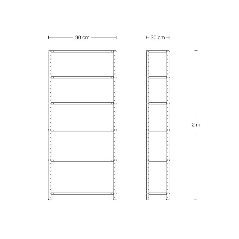 Estante EST.30/22/16-R